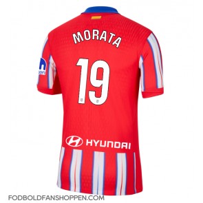 Atletico Madrid Alvaro Morata #19 Hjemmebanetrøje 2024-25 Kortærmet